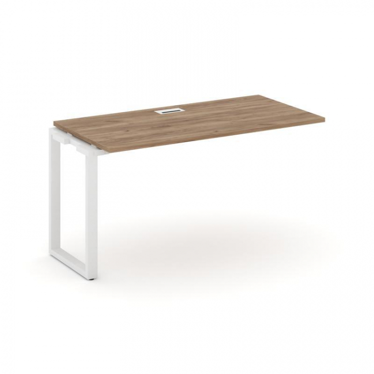 Style Project Проходной наб. элем. SN-6O.ONRS-014 Дуб Табак/Металл Белый 1580*700*750