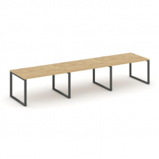 Style Project Стол переговорный SN-6O.SPRG-024.3 Тиквуд Светлый/Металл Антрацит 4740*980*750