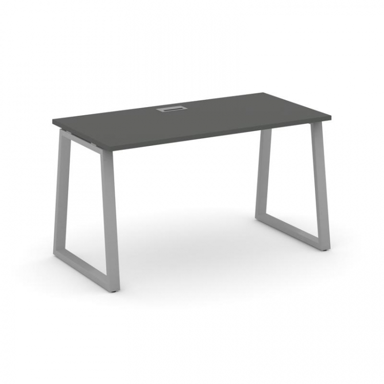 Style Project Стол письменный SN-6T1.SP-015 Антрацит/Металл Серый/Заглушка Пластик Серебристый 1780*