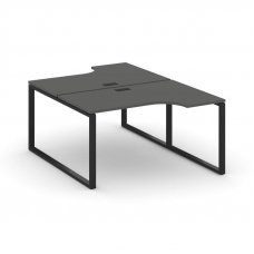 Style Project Рабочая станция эргоном. SN-6O.DRPA-011 Антрацит/Металл Черный 1380*1432/1992*750