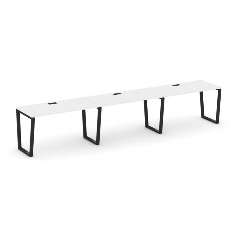 Style Project Рабочая станция 1 сторон. SN-6T2.ORS-051 Белый/Металл Черный/Заглушка Пластик Черный 2