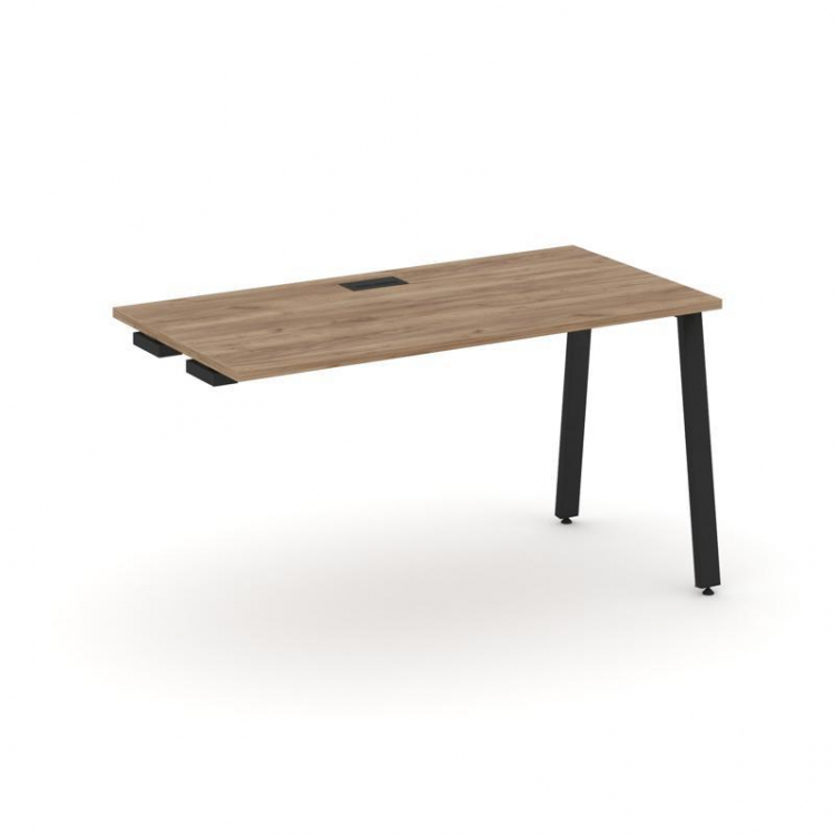 Style Project Стол-приставка к опор. элем. SN-6A.OPRS-004 Дуб Табак/Металл Черный 1580*600*750