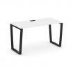 Style Project Стол письменный SN-6T2.SP-015 Белый/Металл Черный/Заглушка Пластик Черный 1780*700*750