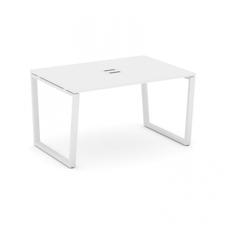 Style Project Стол переговорный SN-6T2.SPRG-003 Белый/Металл Белый/Заглушка Металл Белый 1380*980*75