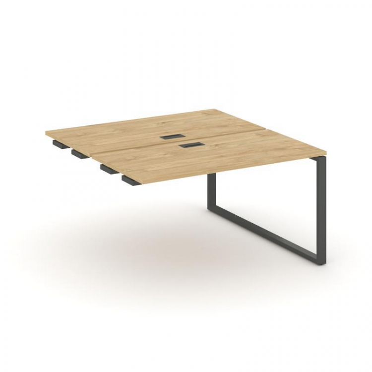 Style Project Стол-приставка к опор. элем. SN-6O.DPRS-012 Тиквуд Светлый/Металл Антрацит 1180*1432*7