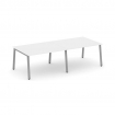 Style Project Стол переговорный SN-6A.SPRG-042.3 Белый/Металл Серый 2360*1180*750