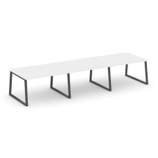 Style Project Стол переговорный SN-6T1.SPRG-054.3 Белый/Металл Антрацит 4740*1180*750