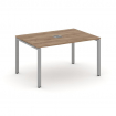 Style Project Стол переговорный SN-6P.SPRG-001 Дуб Табак/Металл Серый 980*980*750