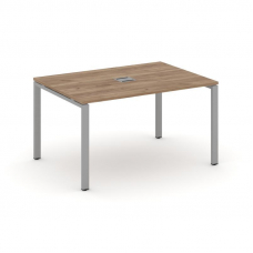 Style Project Стол переговорный SN-6P.SPRG-001 Дуб Табак/Металл Серый 980*980*750