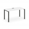 Style Project Стол письменный SN-6P.SP-013 Белый/Металл Антрацит 1380*700*750