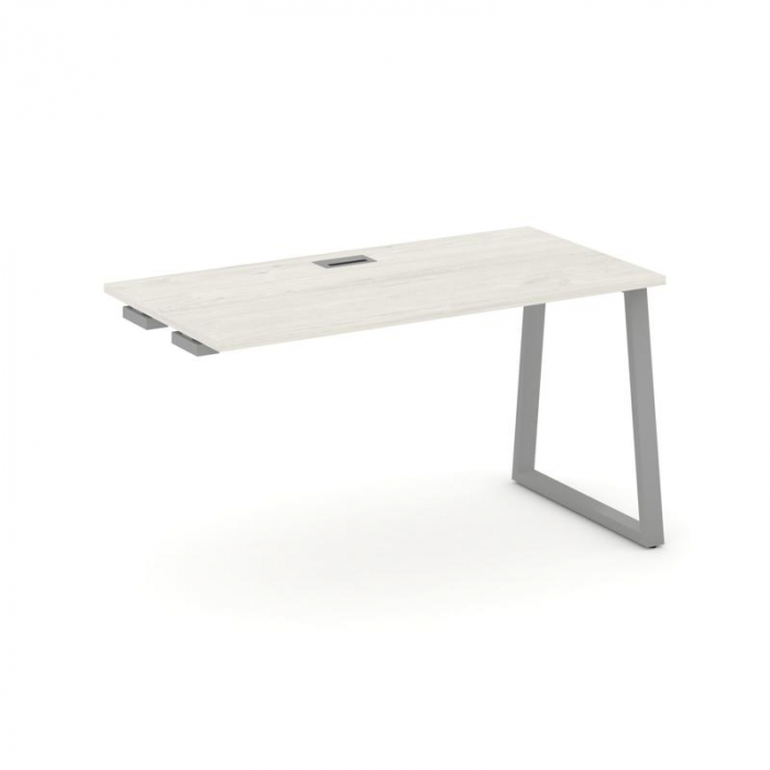 Стайл Проджект Стол-приставка к опор. элем. SN-6T1.OPRS-013 Дуб Наварра/Металл Серый/Заглушка Пласти