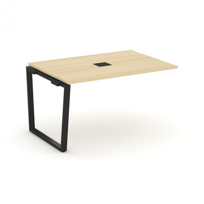 Style Project Проходной наб. элем. перег. стола SN-6T2.NSPRG-001 Акация Лорка/Металл Черный/Заглушка