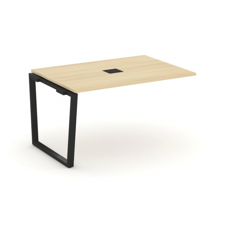 Style Project Проходной наб. элем. перег. стола SN-6T2.NSPRG-001 Акация Лорка/Металл Черный/Заглушка