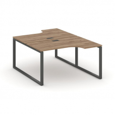 Style Project Рабочая станция эргоном. SN-6O.DRPA-002 Дуб Табак/Металл Антрацит 1580*1232/1992*750