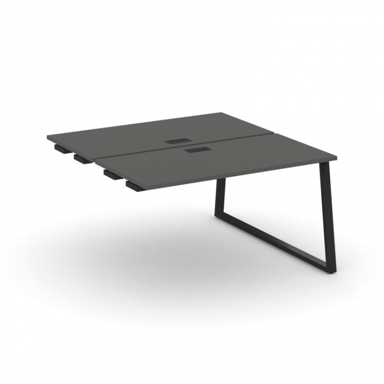 Style Project Стол-приставка к опор. элем. SN-6T1.DPRS-012 Антрацит/Металл Черный/Заглушка Пластик Ч