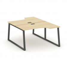 Style Project Рабочая станция эргоном. SN-6T1.DRPA-001 Акация Лорка/Металл Антрацит/Заглушка Пластик