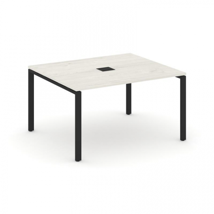 Style Project Стол переговорный SN-6P.SPRG-034 Дуб Наварра/Металл Черный 1580*1180*750
