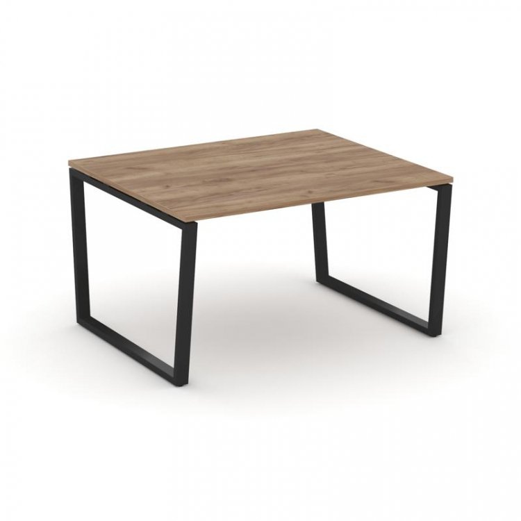 Style Project Стол переговорный SN-6T2.SPRG-034.3 Дуб Табак/Металл Черный 1580*1180*750