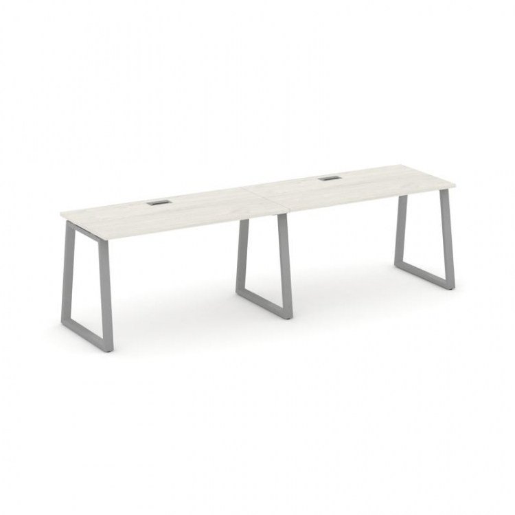 Style Project Рабочая станция 1 сторон. SN-6T1.ORS-014 Дуб Наварра/Металл Серый/Заглушка Пластик Сер