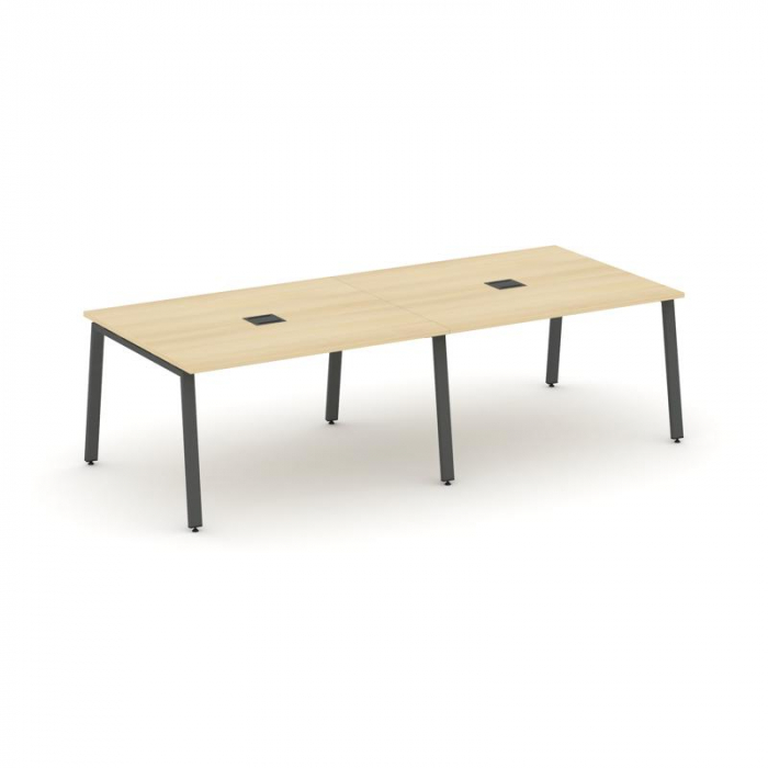 Style Project Стол переговорный SN-6A.SPRG-043 Акация Лорка/Металл Антрацит 2760*1180*750