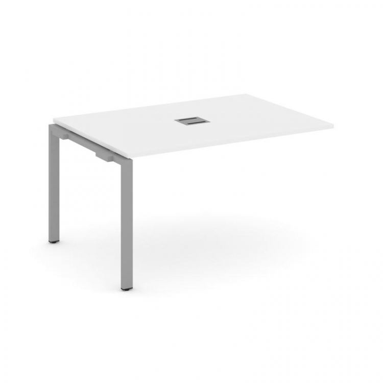 Style Project Проходной наб. элем. перег. стола SN-6P.NSPRG-004 Белый/Металл Серый 1580*980*750