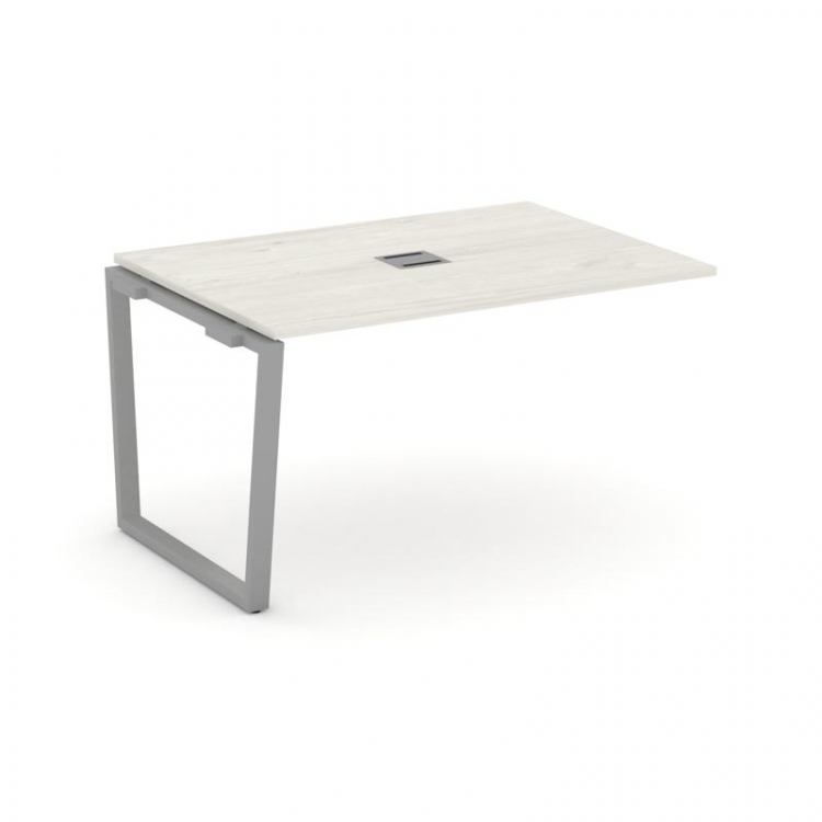 Style Project Проходной наб. элем. перег. стола SN-6T2.NSPRG-002 Дуб Наварра/Металл Серый/Заглушка М