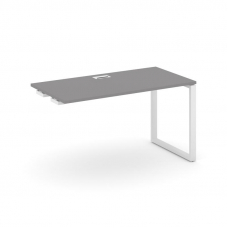 Стайл Проджект Стол приставка к опорным элементам SN-6O.OPRS-014 Серый Пепел/Металл Белый 1580*700*7