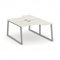 Style Project Рабочая станция эргоном. SN-6T1.DRPA-002 Дуб Наварра/Металл Серый/Заглушка Пластик Сер