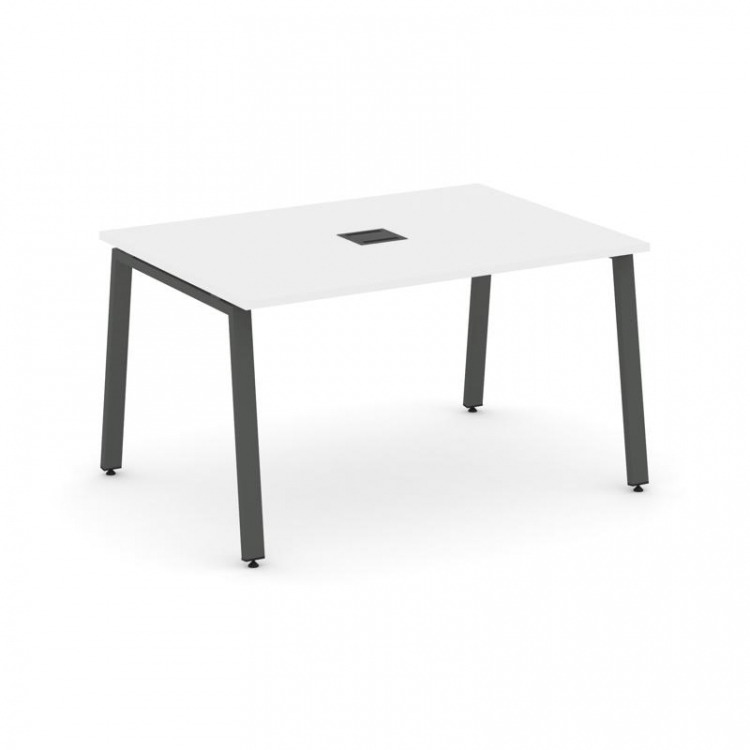 Style Project Стол переговорный SN-6A.SPRG-001 Белый/Металл Антрацит 980*980*750