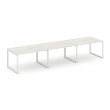 Style Project Стол переговорный SN-6O.SPRG-023.3 Дуб Наварра/Металл Белый 4410*980*750