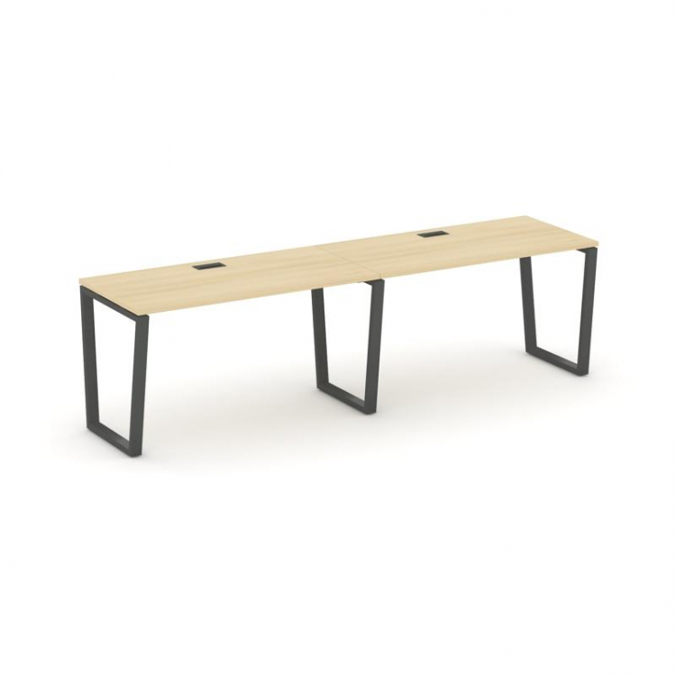 Style Project Рабочая станция 1 сторон. SN-6T2.ORS-024 Акация Лорка/Металл Антрацит/Заглушка Пластик