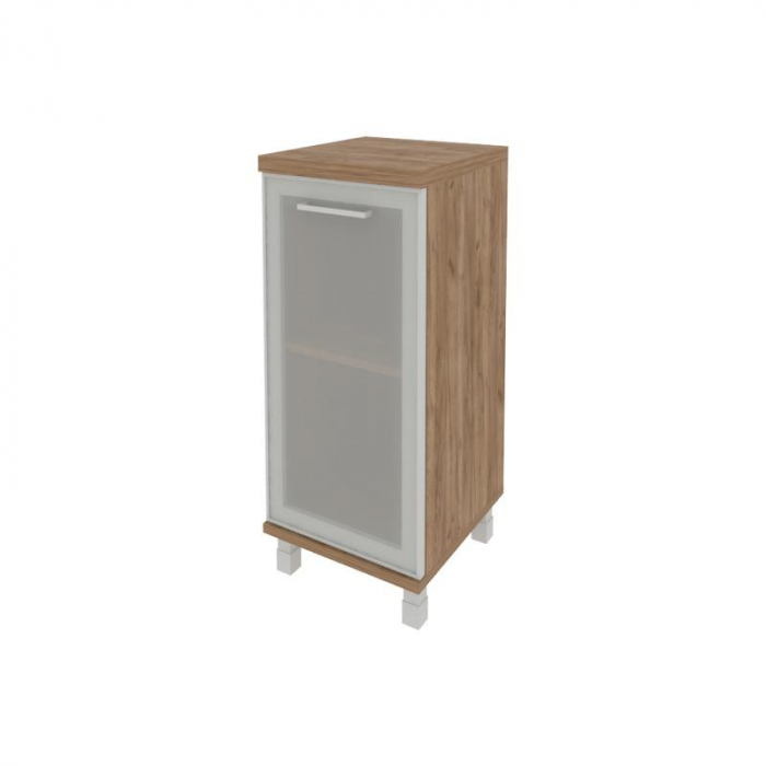 First Шкаф низкий узкий правый KSU-3.2 R (R) Дуб Табак 401*432*958