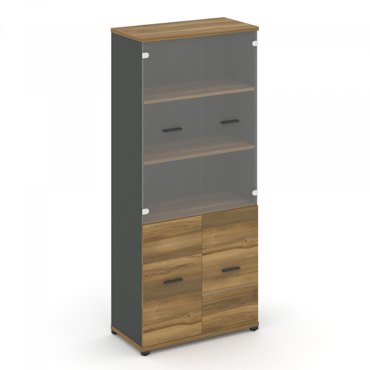 Concept Шкаф 1 широкая секция, 5 ниш CN.STS.E-512 SP A Сандал Янтарный/Антрацит/Металл Антрацит/Проз