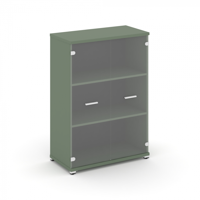 Concept Шкаф 1 широкая секция, 3 ниши CN.STS.E-316 SP W Кобо/Металл Белый/Прозрачный 836*420*1186