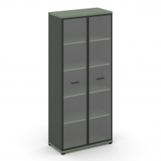 Concept Шкаф 1 широкая секция, 5 ниш CN.STS.E-518 RPB A Кобо/Антрацит/Металл Антрацит/Прозрачный 836