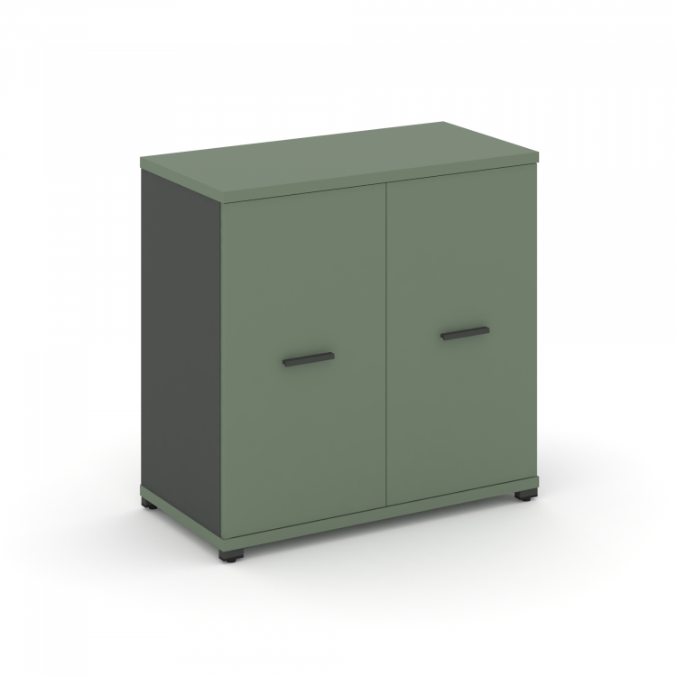 Concept Шкаф 1 широкая секция, 2 ниши CN.STS.E-213 A Кобо/Антрацит/Металл Антрацит 836*420*818