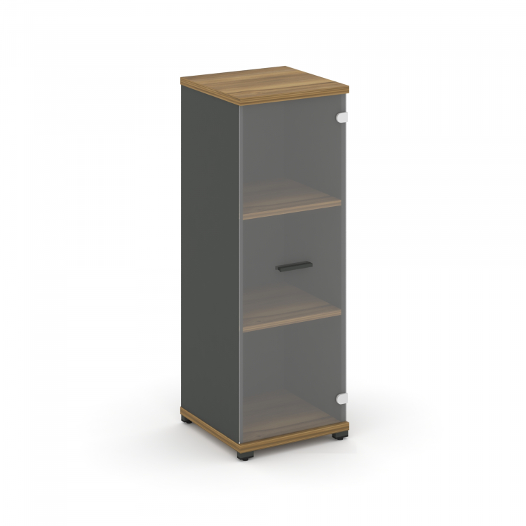 Concept Шкаф 1 узкая секция, 3 ниши CN.STU.E-316 SP A Сандал Янтарный/Антрацит/Металл Антрацит/Прозр