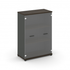 Concept Шкаф 1 широкая секция, 3 ниши CN.STS.E-316 SP A Дуб Мали/Антрацит/Металл Антрацит/Прозрачный