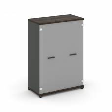 Concept Шкаф 1 широкая секция, 3 ниши CN.STS.E-316 SM A Дуб Мали/Антрацит/Металл Антрацит/Сатин 836*