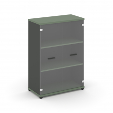 Concept Шкаф 1 широкая секция, 3 ниши CN.STS.E-316 SP A Кобо/Антрацит/Металл Антрацит/Прозрачный 836