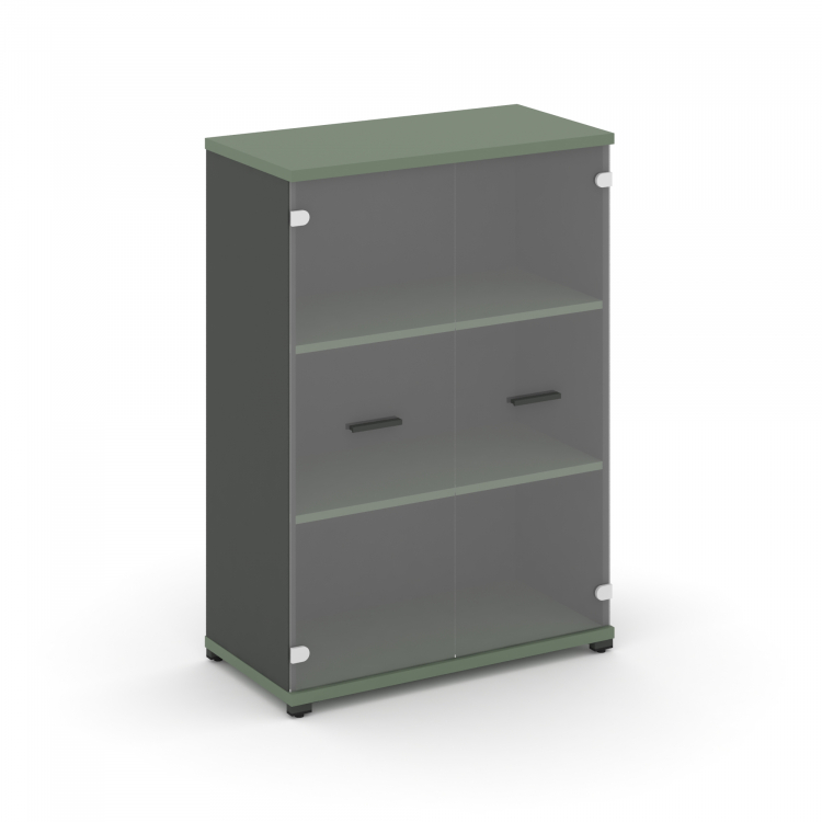 Concept Шкаф 1 широкая секция, 3 ниши CN.STS.E-316 SP A Кобо/Антрацит/Металл Антрацит/Прозрачный 836