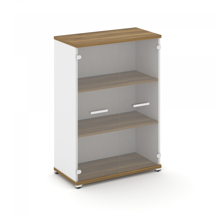 Concept Шкаф 1 широкая секция, 3 ниши CN.STS.E-316 SP W Сандал Янтарный/Белый Бриллиант/Металл Белый