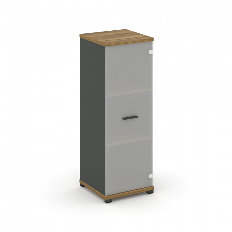 Concept Шкаф 1 узкая секция, 3 ниши CN.STU.E-316 SM A Сандал Янтарный/Антрацит/Металл Антрацит/Сатин