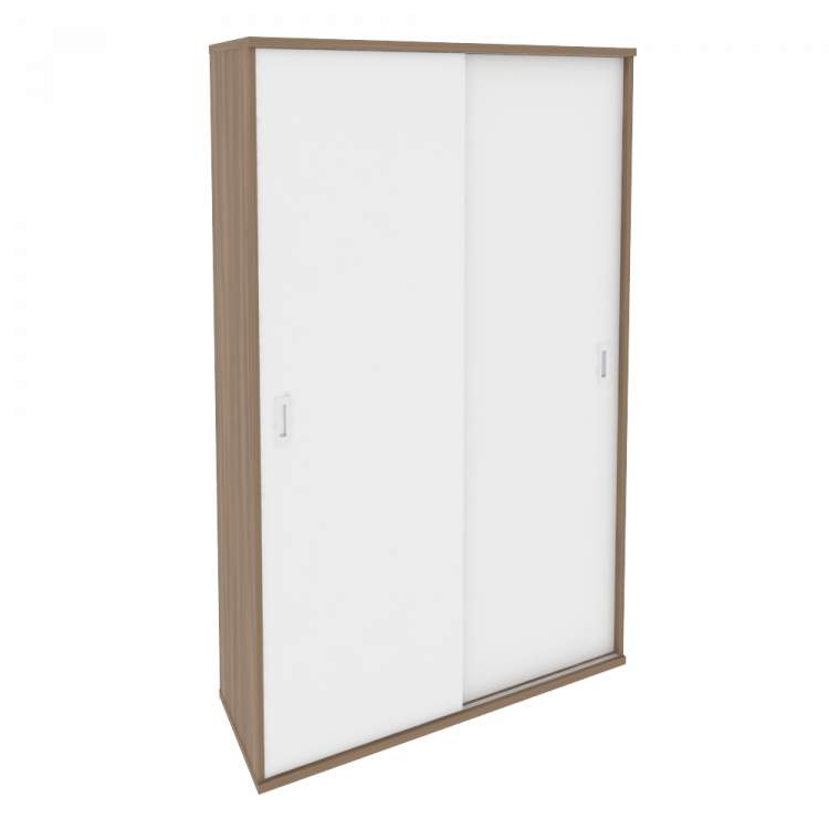 Onix Шкаф-купе с полками O.SHK-1.1 T Дуб Аризона/Белый Бриллиант 1200*420*1977