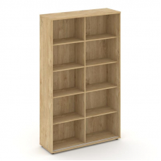 Style Project Шкаф-купе с полками SN.SHK-001 Тиквуд Светлый/Черный Ручки 1200*400*1982