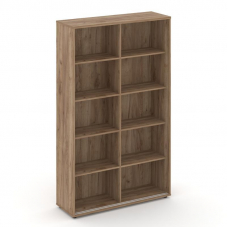 Style Project Шкаф-купе с полками SN.SHK.E-001 Дуб Табак/Черный Ручки 1200*400*1982