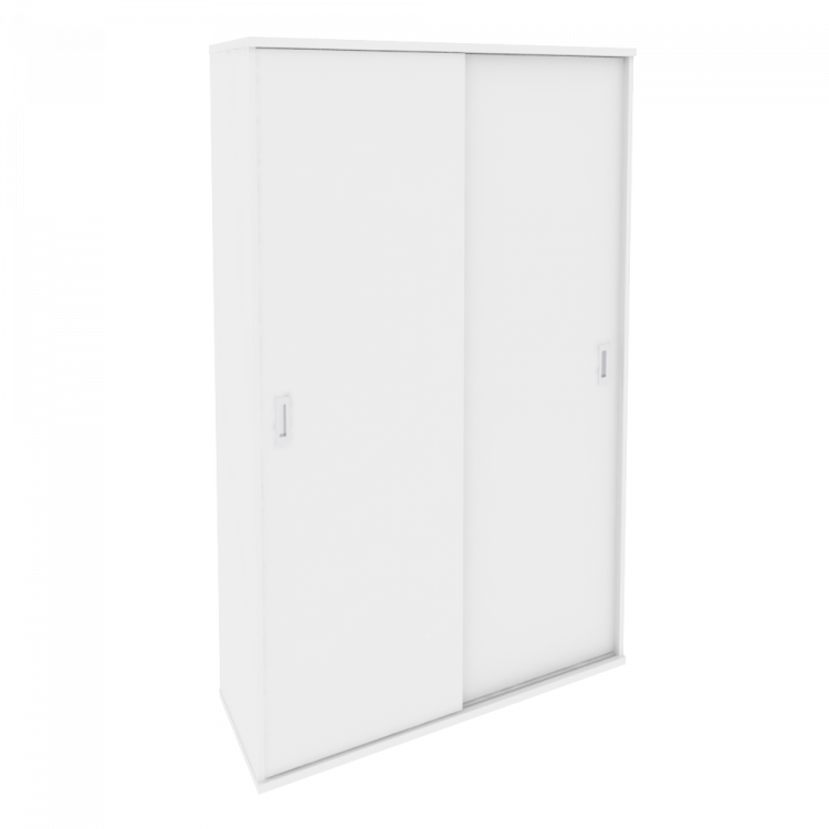 Onix Шкаф-купе с полками O.SHK-1.1 T Белый Бриллиант 1200*420*1977