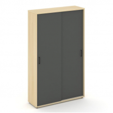 Style Project Шкаф-купе с полками SN.SHK.E-001 Акация Лорка/Акация Лорка/Антрацит/Черный Ручки 1200*