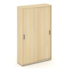 Style Project Шкаф-купе с полками SN.SHK-001 Акация Лорка/Черный Ручки 1200*400*1982