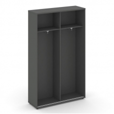 Style Project Шкаф-купе для одежды SN.SHK.E-003 Антрацит/Черный Ручки 1200*400*1982